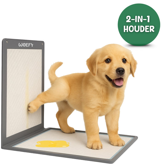 trainingpads houder, voorkant foto