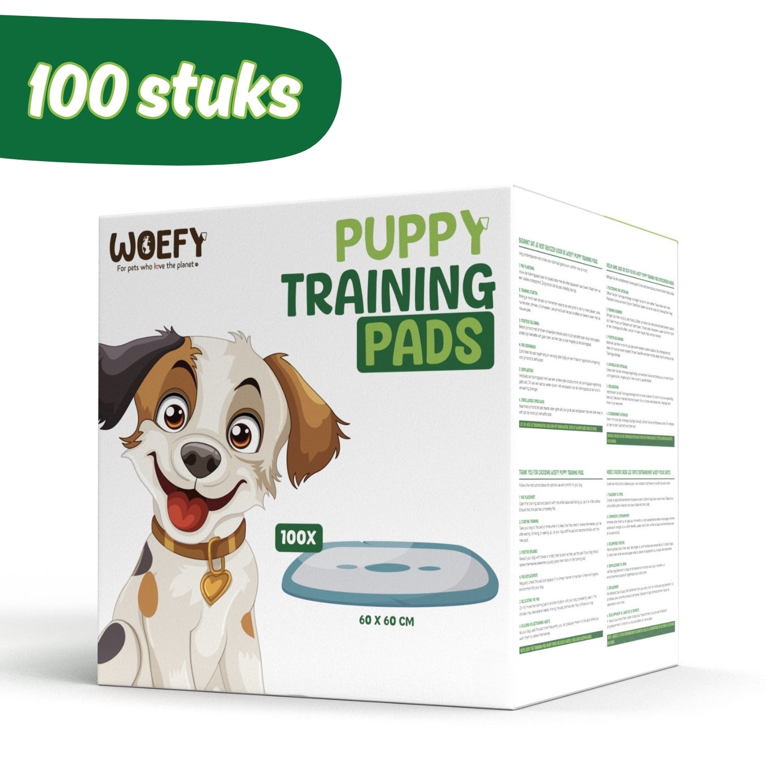 Woefy Puppy Trainingpads 100 stuks