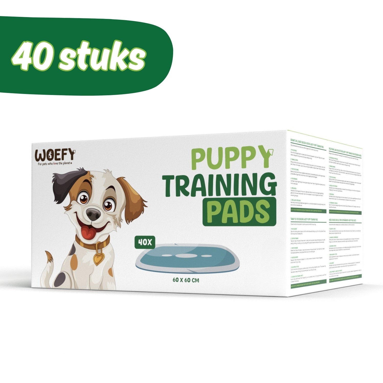 Woefy Puppy Trainingpads 40 stuks