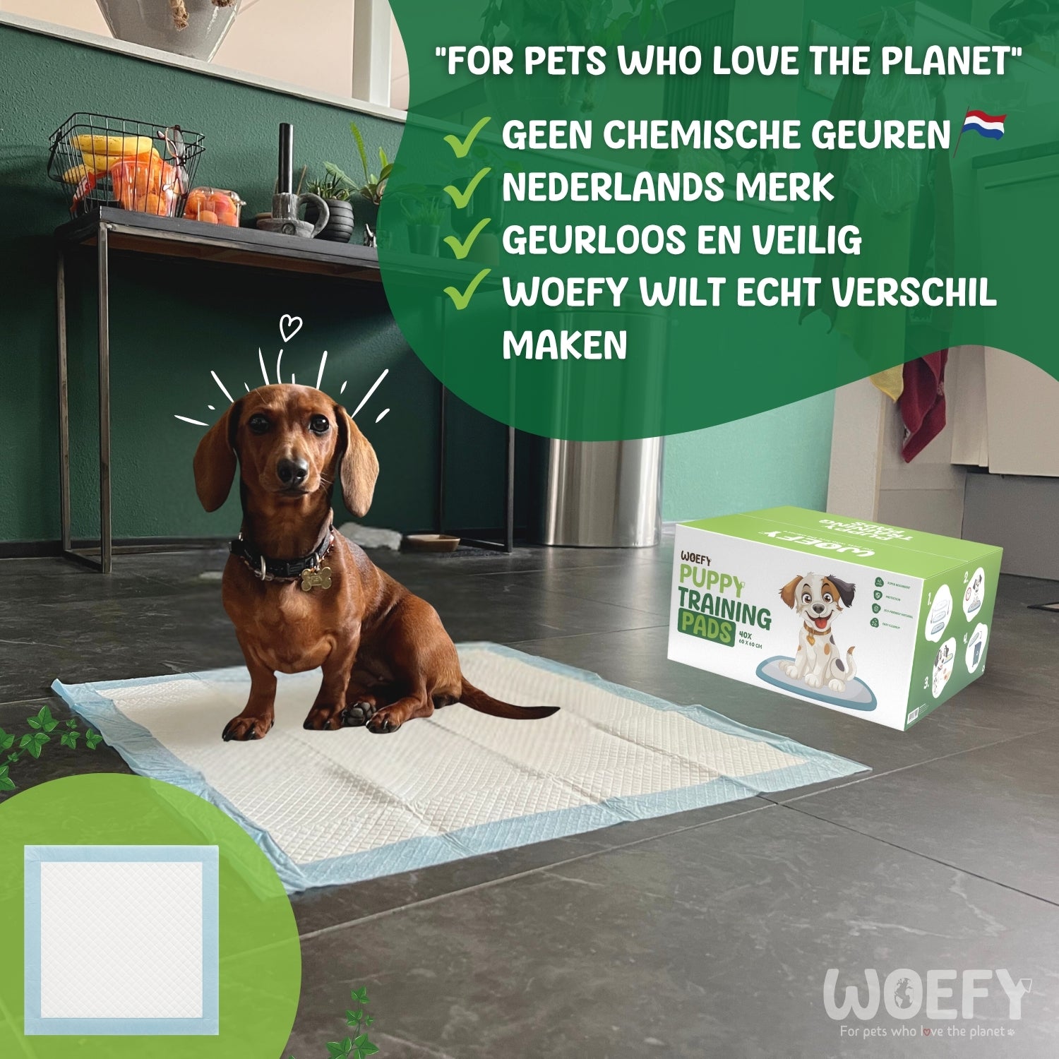 Woefy Puppy Trainingpads 100 stuks