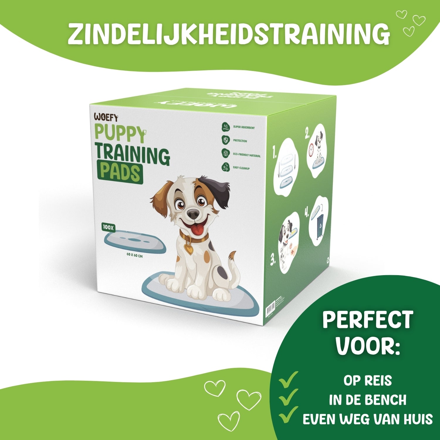 Woefy Puppy Trainingpads 100 stuks