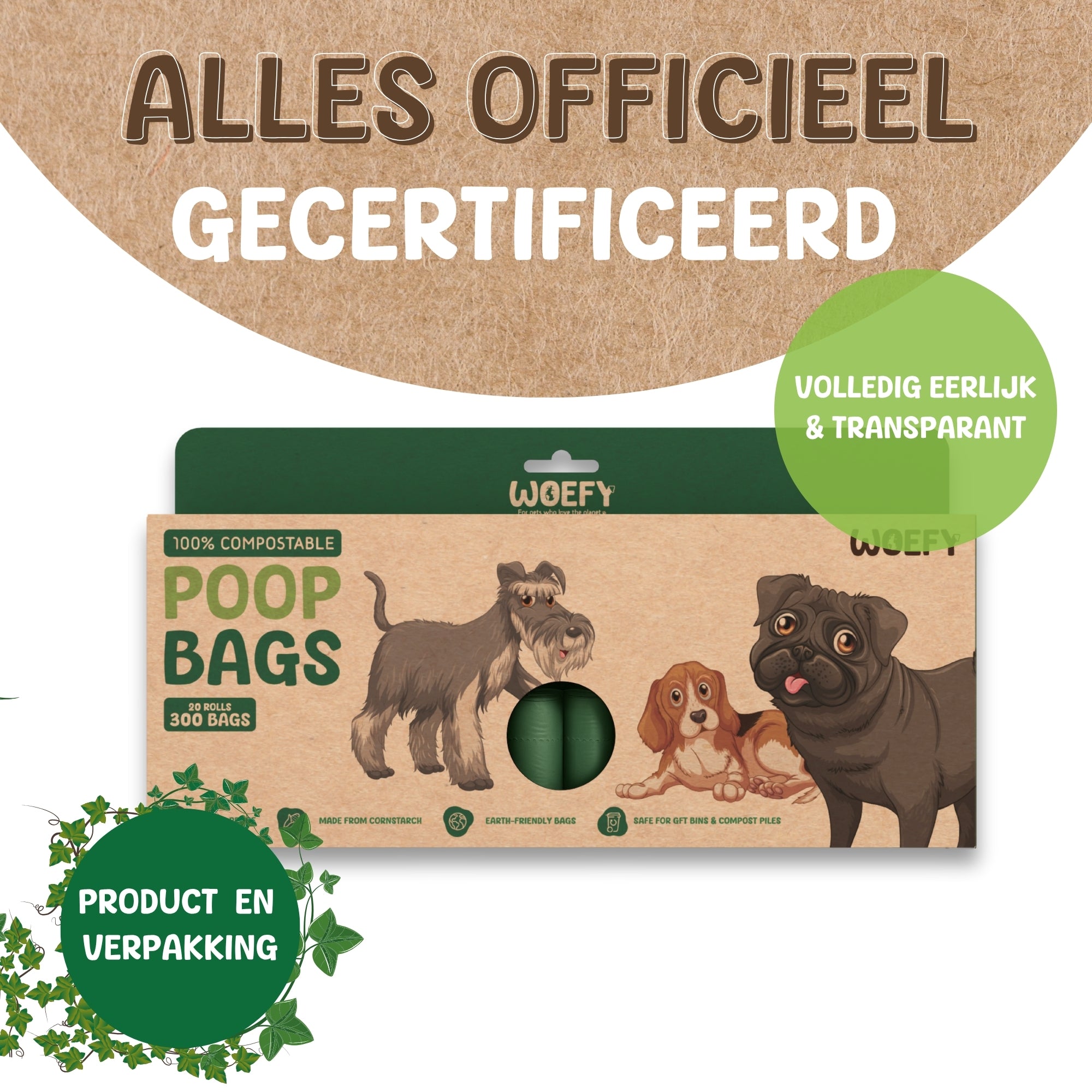 Woefy Poepzakjes 300 stuks
